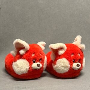 Disney Red Panda‎ Slippers Size US 2/3 Plush Slip-On House Shoes Kids